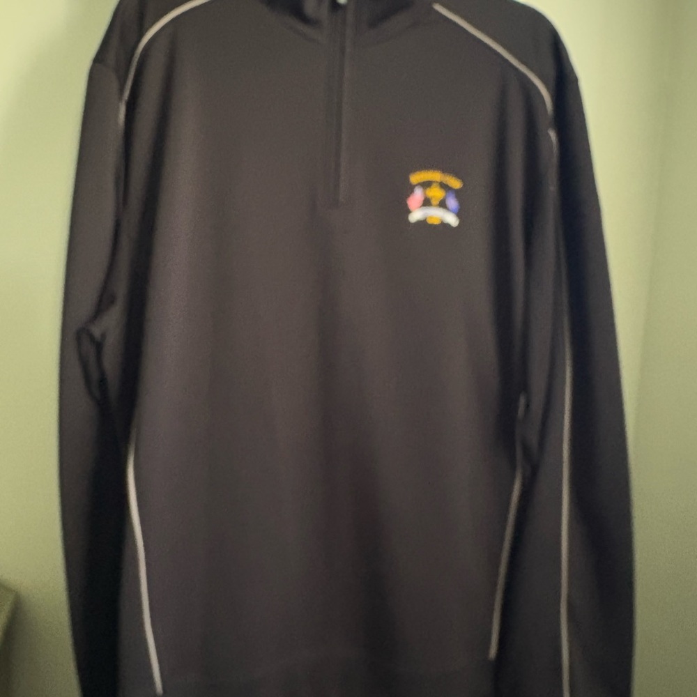 Cutter & Buck Black Ryder Cup Quarter-Zip Pullover with Embroidered Logo